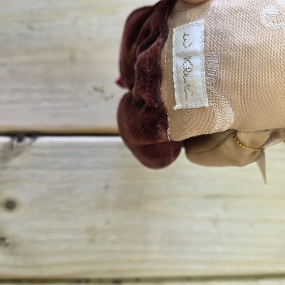 Elegant Jester Doll with Burgundy and Olive Accents - Picture 8 of 10